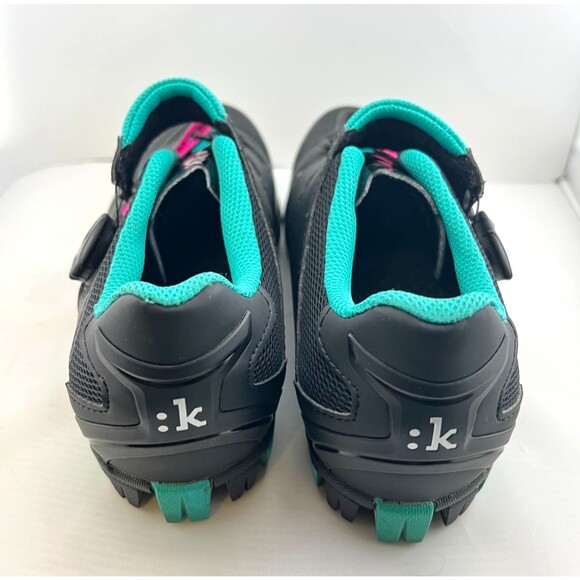 FIZIK Women’s Sz 9 Donna BOA M6 MTB Cycling Shoes Black Teal Pink - Picture 6 of 10